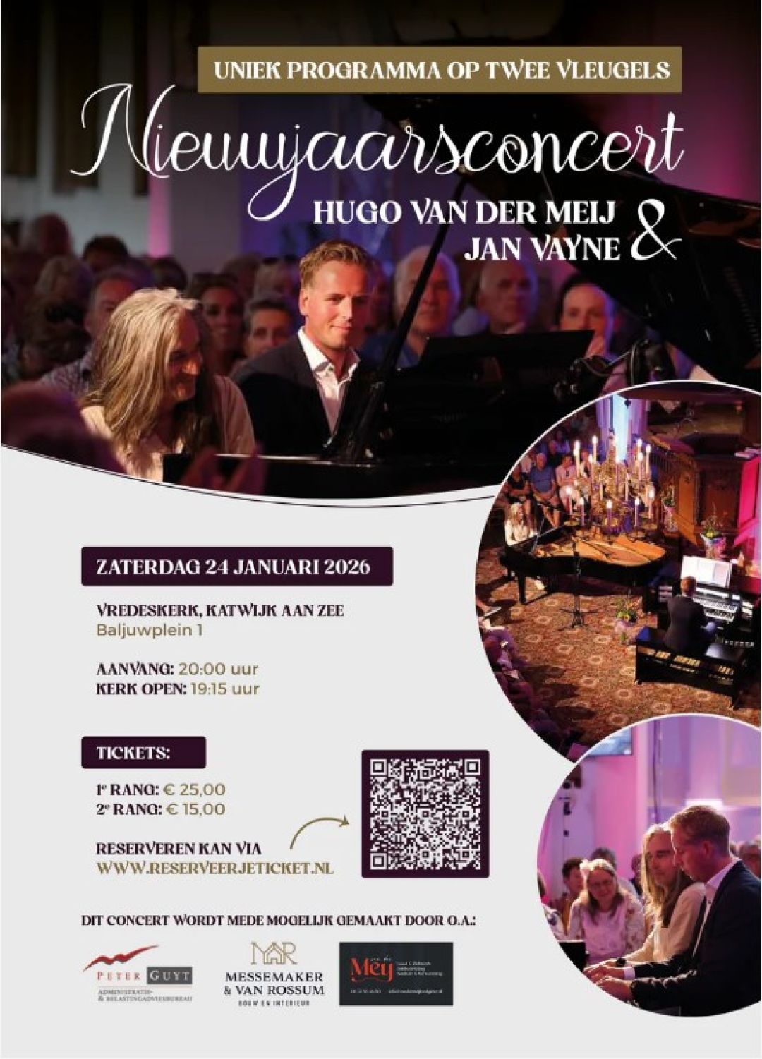 Afbeelding bij ‘Nieuwjaarsconcert met Jan Vayne en Hugo van der Meij’